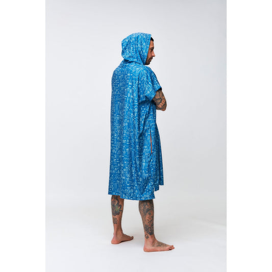 Poncho After Microfiber Marine