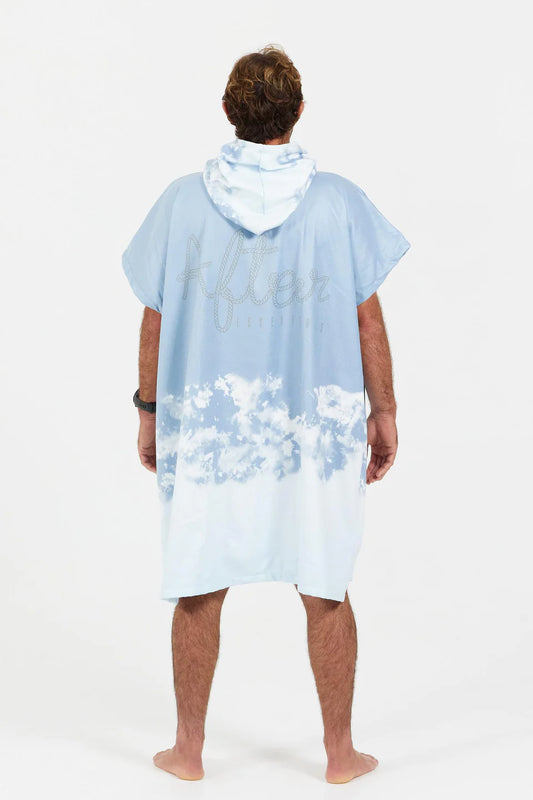 Poncho After Bleached Blue