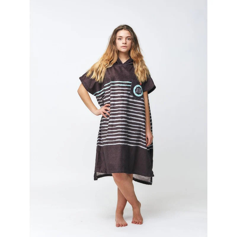 Poncho After Sailor Stripes Black
