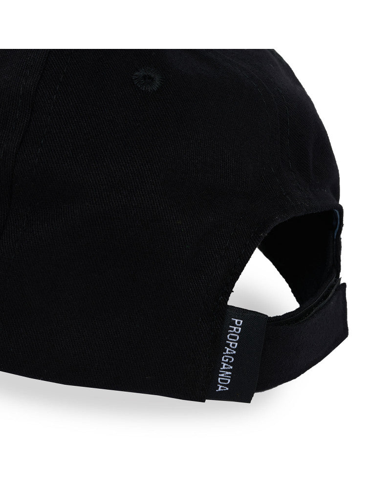 Propaganda Label Cap Black