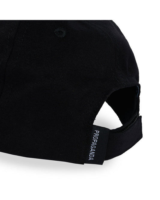 Propaganda Label Cap Black