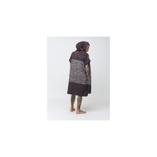 Poncho After Sailor Stripes Black