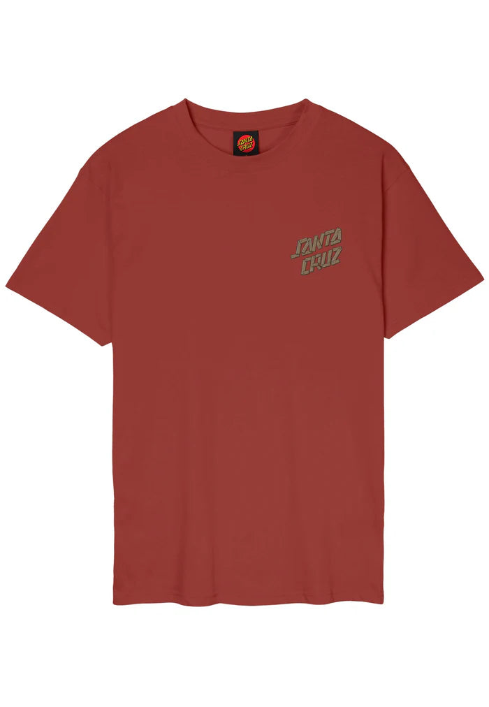 Santa Cruz  Screaming Grizzly T-Shirt Dark Rust