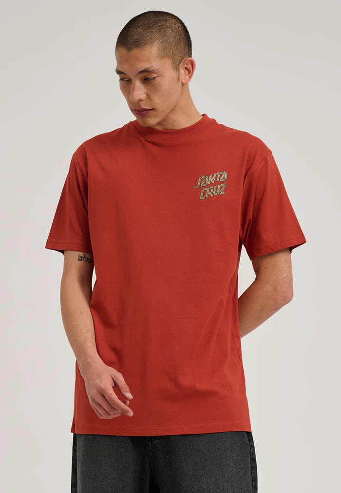 Santa Cruz  Screaming Grizzly T-Shirt Dark Rust