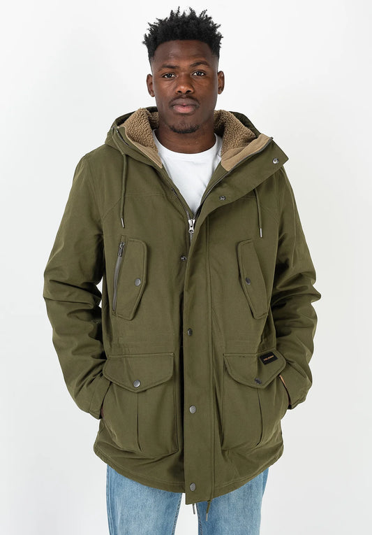 Volcom Starget Parka Jacket 5K Military