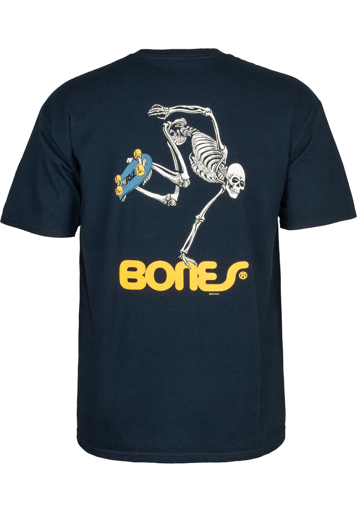 Powell Peralta Skateboard Skeleton T-Shirt Navy