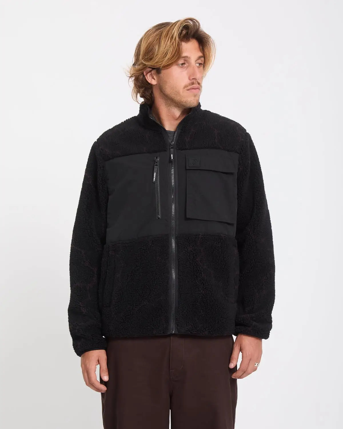 Volcom Storm Stone Zip Raisin