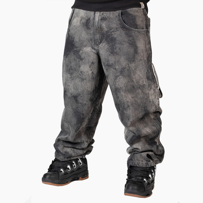 Jeans Denim Blueskin Marble Wash Black
