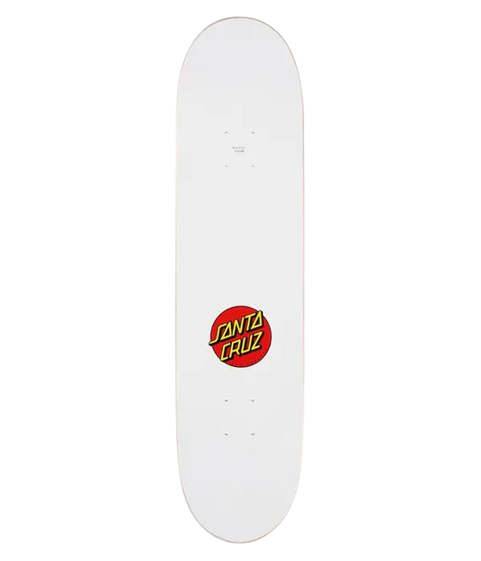 Santa Cruz Classic Dot White Deck 8"