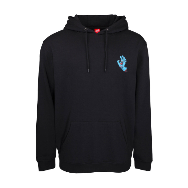 Santa Cruz Screaming Hand Chest Hoodie Black