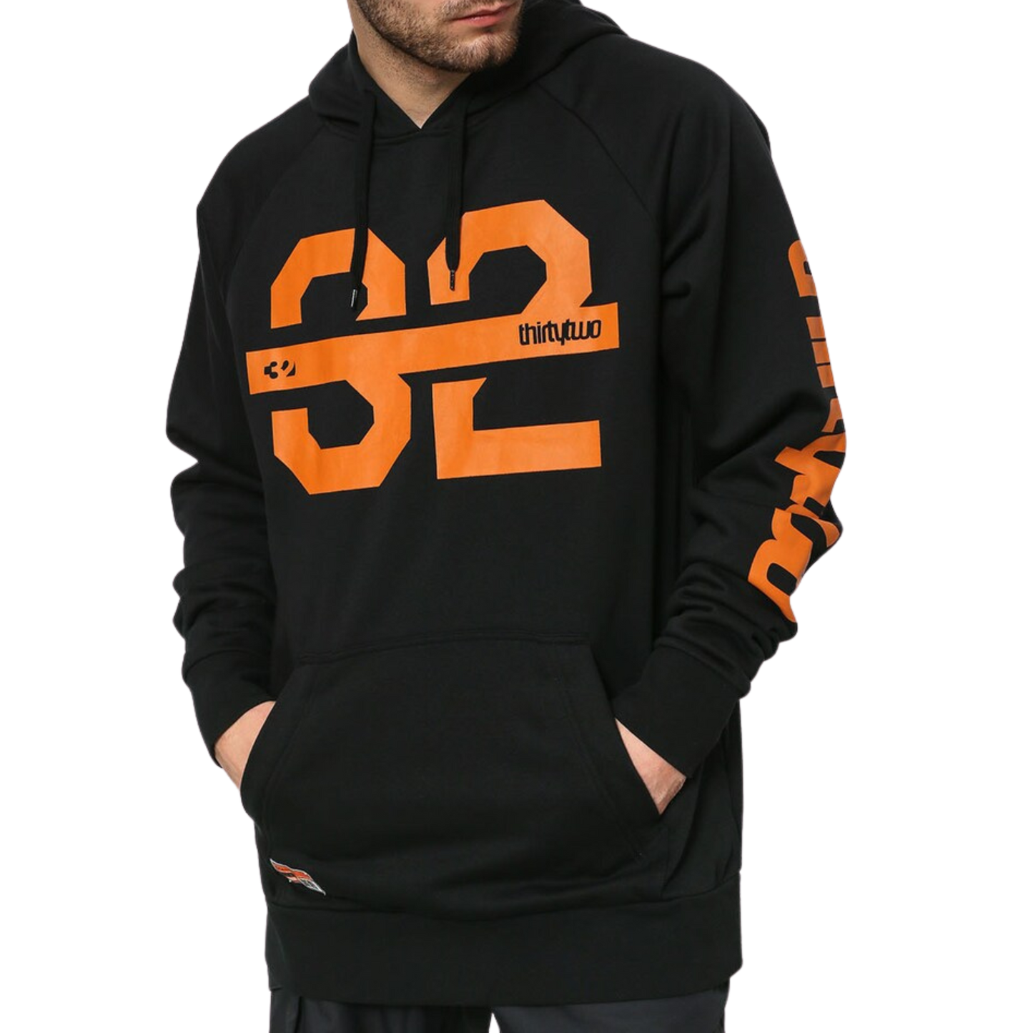 ThirtyTwo 32 Marquee Hooded Pullover Black/Orange